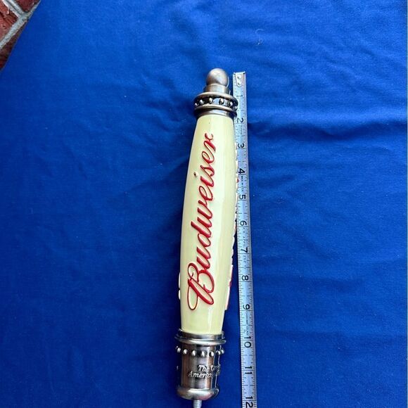 Budweiser - The Great American Lager Large Beer Tap Handle 12.5" - Picture 1 of 9